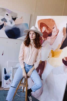 Julia A. Etedi in the Studio: Julia A. Etedi
