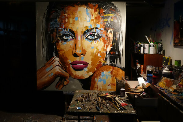 Wojtek Babski in the Studio