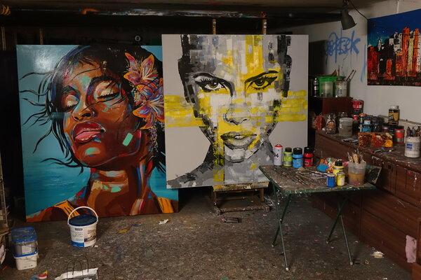 Wojtek Babski in the Studio