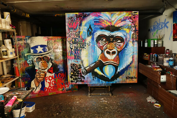 Wojtek Babski in the Studio
