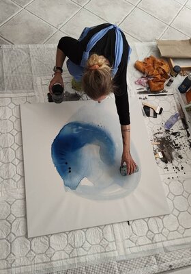Gabriela Holcer in the Studio: creativity