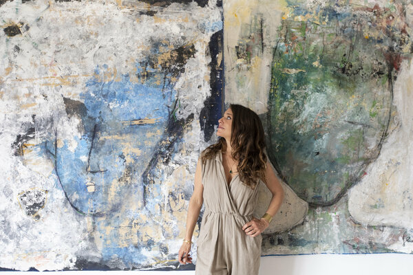 Isabelle Fournet in the Studio