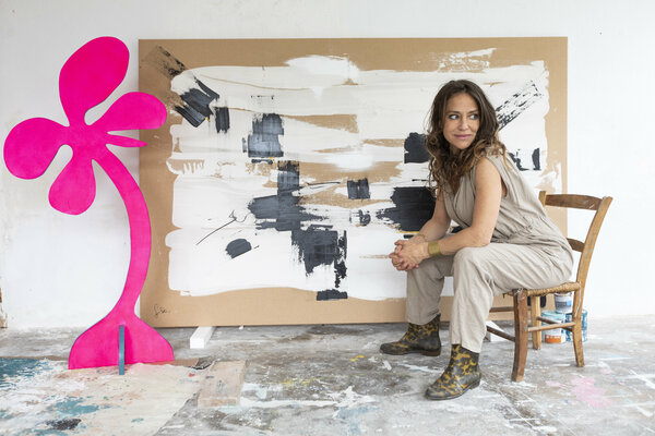 Isabelle Fournet in the Studio