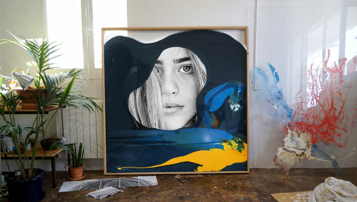 Isabelle Fournet in the Studio