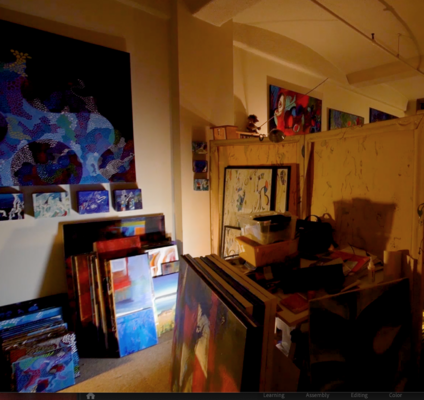 Nathalie Gribinski in the Studio: Studio entrance