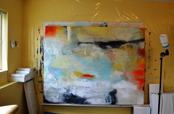 Andrada Anghel im Studio