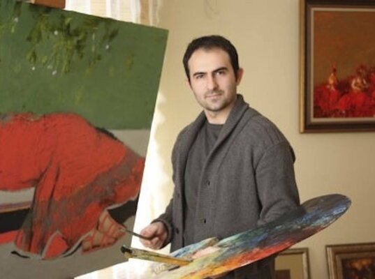 Emil Aziz in the Studio