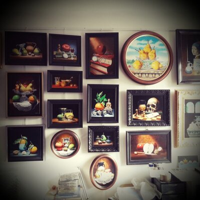 Jean-Pierre Walter in the Studio: Where my paintings are waiting for you