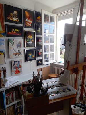 Jean-Pierre Walter in the Studio: A quiet place to paint