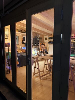 David Albert in the Studio: atelier 1