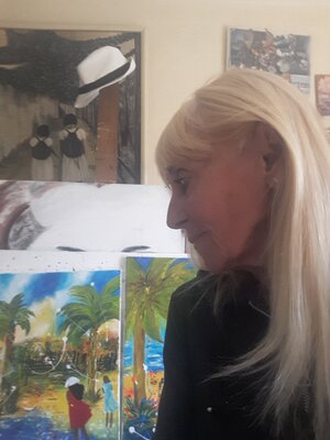 Christiane Guerry in the Studio: ATELIER GALERIE CHRISTIANE GUERRY