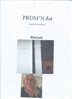 Christiane Guerry in the Studio: MUSEE DE SHARJAH