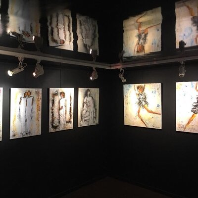 Christiane Guerry in the Studio: EXPOSITION PARIS ART ET MISS