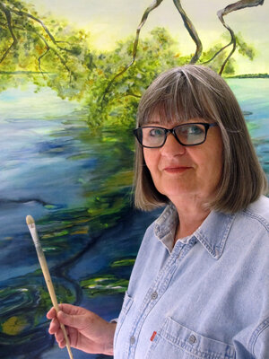 Ute Roehe in the Studio: A look in my studio.