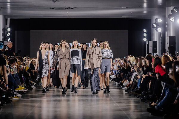 Maksym Skvortsov in the Studio: Collaboration with a fashion brand "Havryliv" with my prints on clothes (2018) https://lvivfashionweek.com/designers/havryliv/havryliv-ss-2019