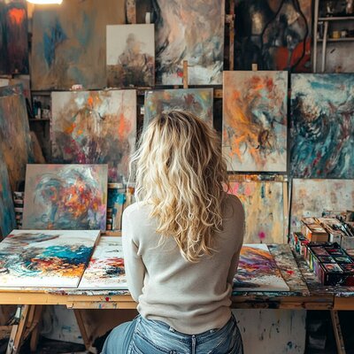 Tatiana Malinovscaia in the Studio