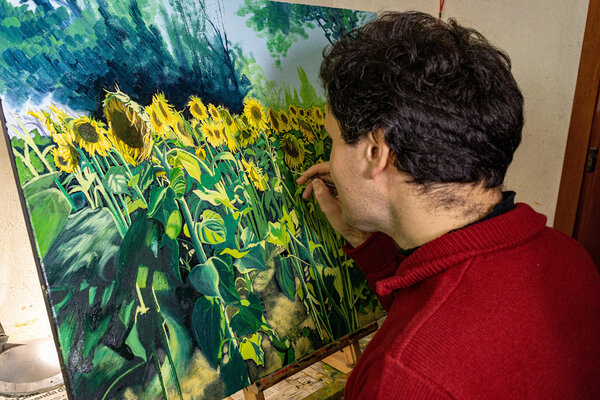 Lorenzo Turini in the Studio
