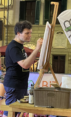 Lorenzo Turini in the Studio