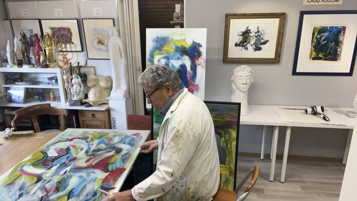Nicola Quici in the Studio
