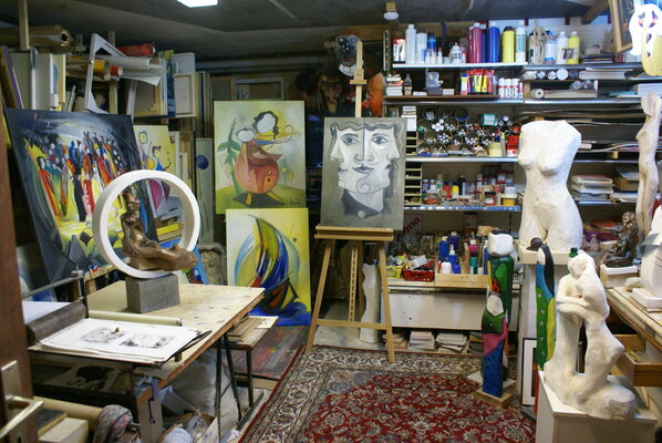Nicola Quici in the Studio