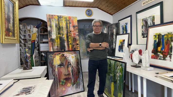 Nicola Quici in the Studio