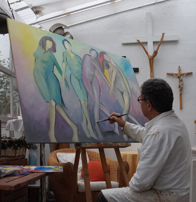 Nicola Quici in the Studio
