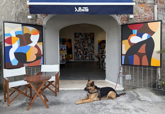 Federico Pinto Schmid in the Studio: Atelier , Porto Ercole