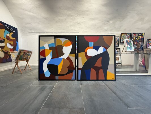 Federico Pinto Schmid in the Studio