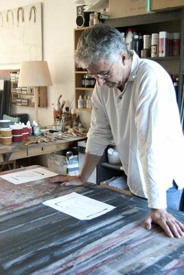 Denis De Mot in the Studio