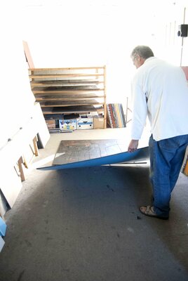 Denis De Mot in the Studio