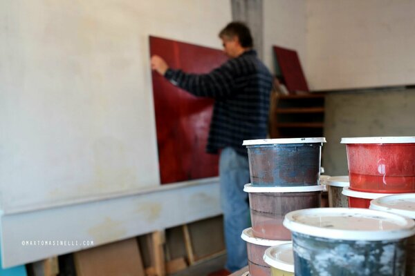 Denis De Mot in the Studio