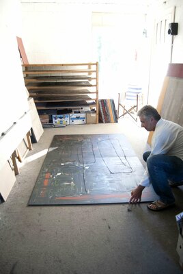 Denis De Mot in the Studio