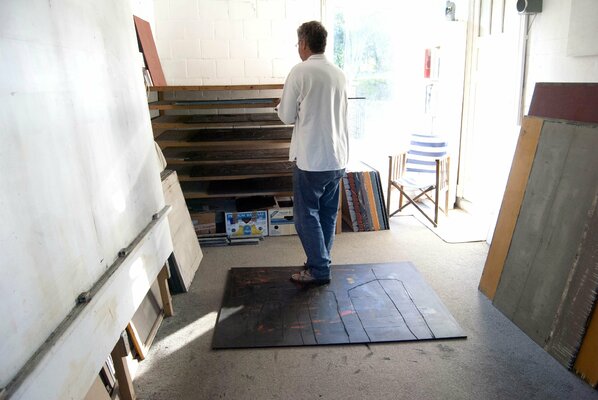 Denis De Mot in the Studio