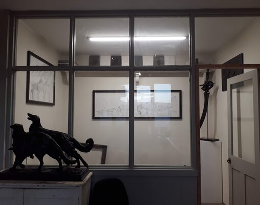 Barry Davies RCA in the Studio: Back of my studio.