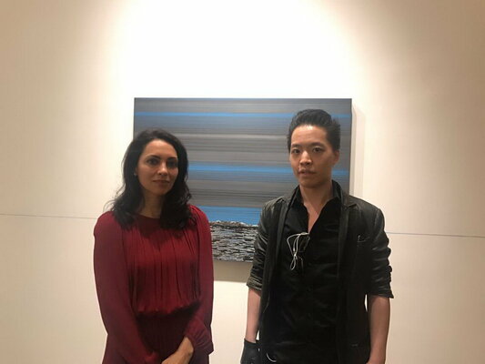 Michael Andrew Law Cheuk Yui in the Studio: Michael Andrew Law and Teresita Fernández