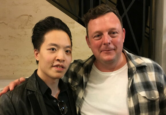 Michael Andrew Law Cheuk Yui in the Studio: Michael Andrew Law and Urs Fischer