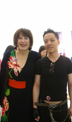 Michael Andrew Law Cheuk Yui in the Studio: Michael Andrew Law and Marilyn Minter