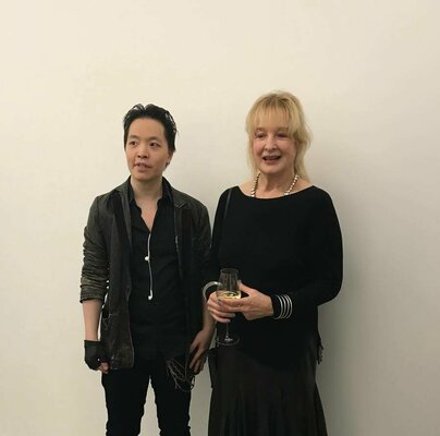 Michael Andrew Law Cheuk Yui in the Studio: Michael Andrew Law and Mary Corse