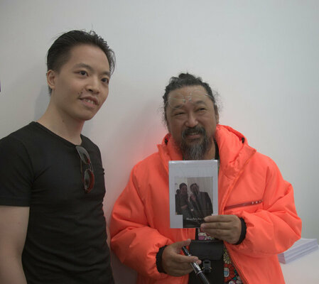 Michael Andrew Law Cheuk Yui in the Studio: Michael Andrew Law and Takashi Murakami