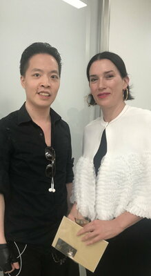 Michael Andrew Law Cheuk Yui in the Studio: Michael Andrew Law and SARAH MORRIS