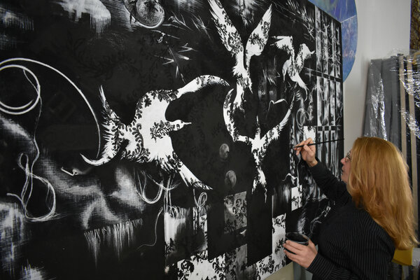 Milena Nicosia in the Studio