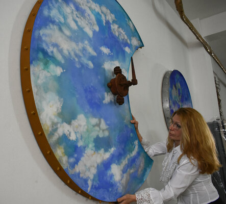 Milena Nicosia in the Studio