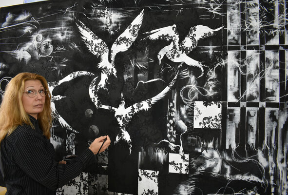 Milena Nicosia in the Studio