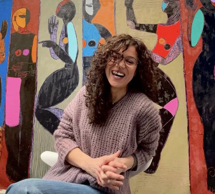 Tatiana Harizanova in the Studio
