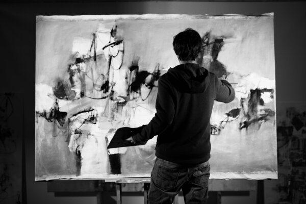 Francesco D'Adamo in the Studio: Studio view, January 2021