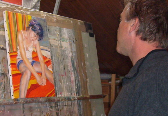 MARCOS RODRIGO in the Studio: Réalisation d'un portrait sur petite toile