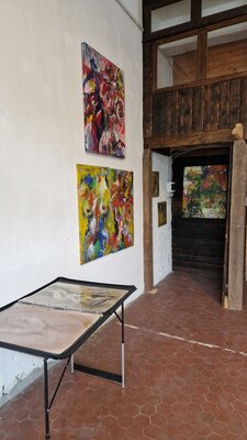 Petra Kohns-Merges in the Studio: Impressionen aus meinem Atelier