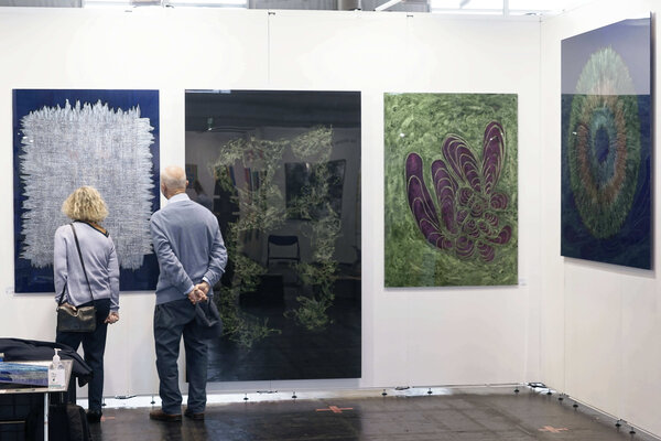 Volker W. Hamann in the Studio: DISCOVERY ART FAIR FRANKFURT