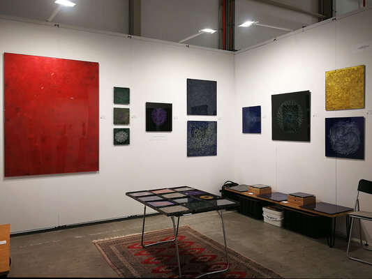 Volker W. Hamann in the Studio: DISCOVERY ART FAIR COLOGNE