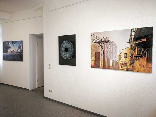 Volker W. Hamann in the Studio: Ausstellung BILDWERKE Galerie BRÖTZINGER ART